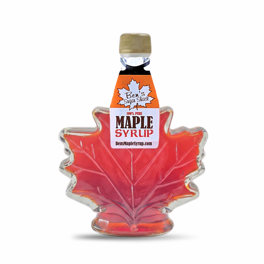 16.9 oz. Glass Leaf Maple Syrup