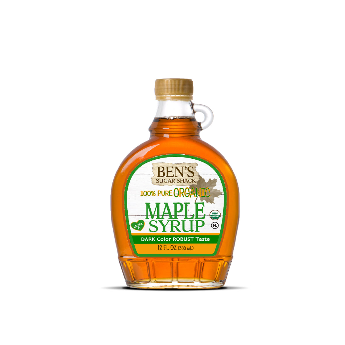 Ben's 12 oz. Flask Organic Pure Maple Syrup